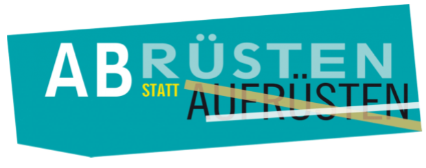 Logo Kampagne Abrüsten statt aufrüstuen